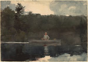 The Lone Fisherman by Winslow Homer